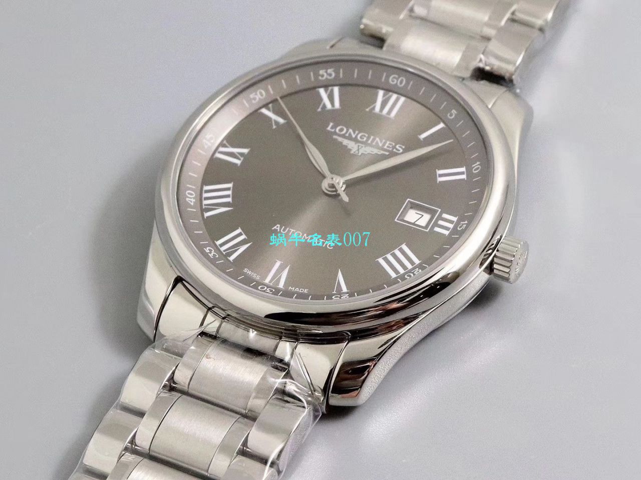 【V9 Factory  top 复刻高仿手表】 Longines 名匠系列L2.793.4.71.6，L2.793.4.57.6等多色单历 wrist watch  / L113