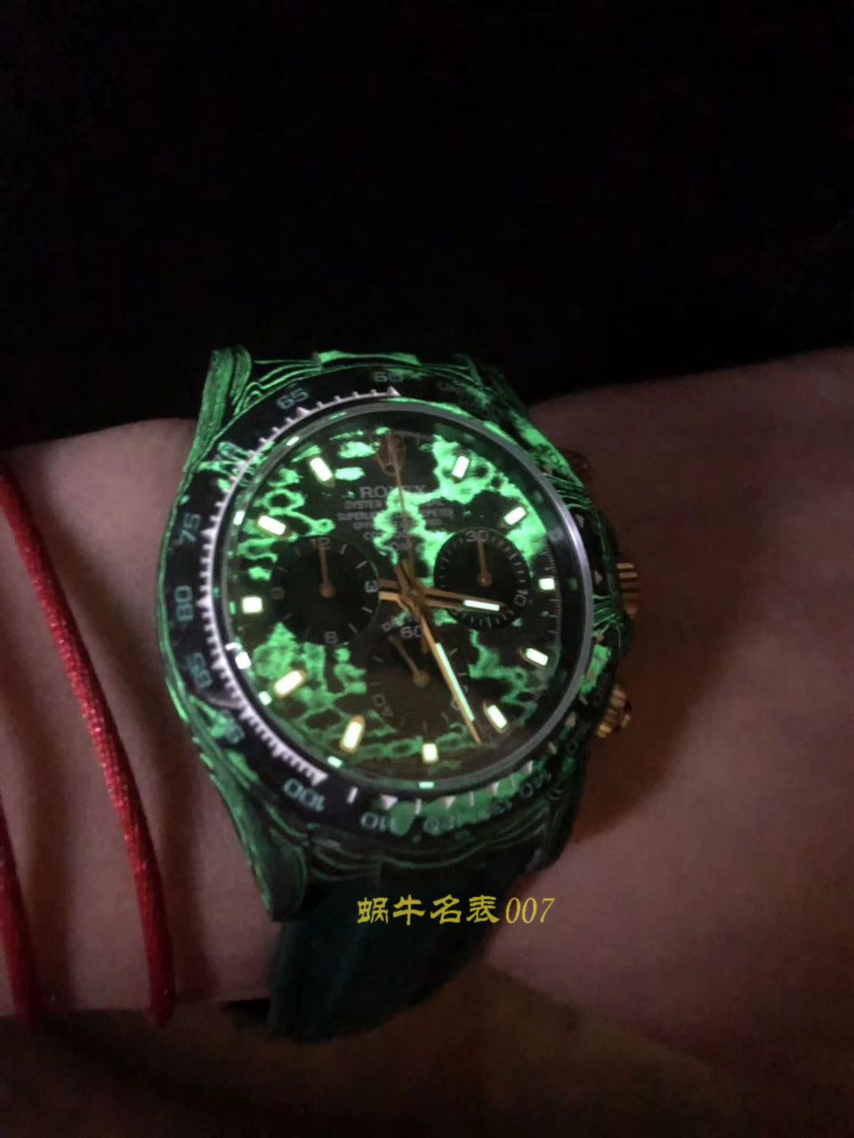 【TW Factory  Rolex 复刻手表】 Rolex ROLEX宇宙计时 Ditongna 系列之 carbon fiber 海外 copy customized 版 / R367