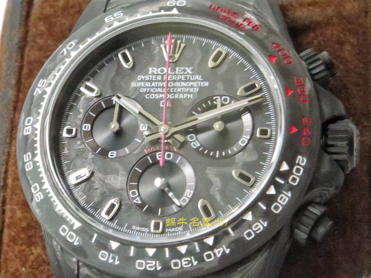 【TW Factory  Rolex 复刻手表】 Rolex ROLEX宇宙计时 Ditongna 系列之 carbon fiber 海外 copy customized 版 / R367