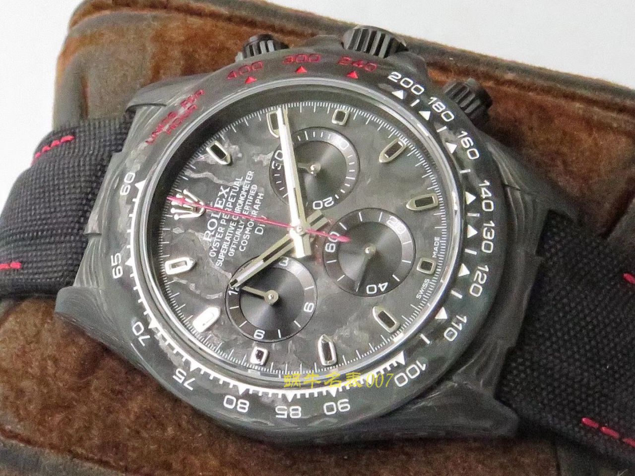 【TW Factory  Rolex 复刻手表】 Rolex ROLEX宇宙计时 Ditongna 系列之 carbon fiber 海外 copy customized 版 / R367