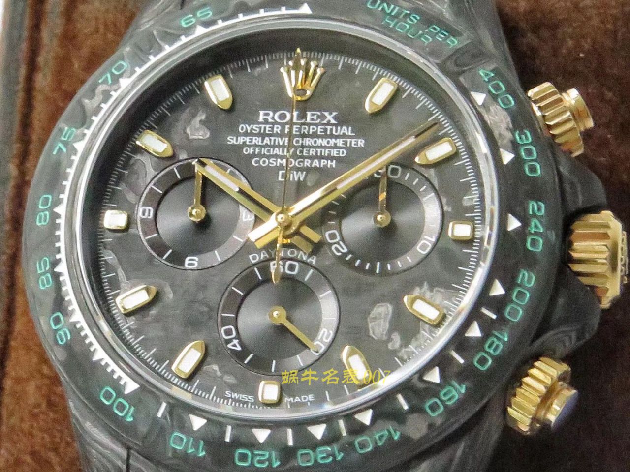 【TW Factory  Rolex 复刻手表】 Rolex ROLEX宇宙计时 Ditongna 系列之 carbon fiber 海外 copy customized 版 / R367