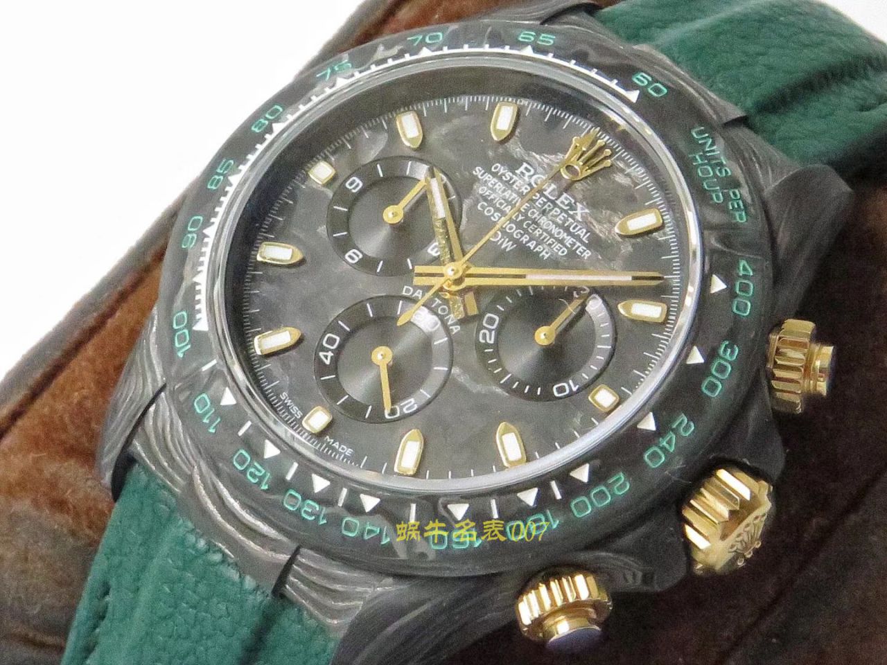 【TW Factory  Rolex 复刻手表】 Rolex ROLEX宇宙计时 Ditongna 系列之 carbon fiber 海外 copy customized 版 / R367