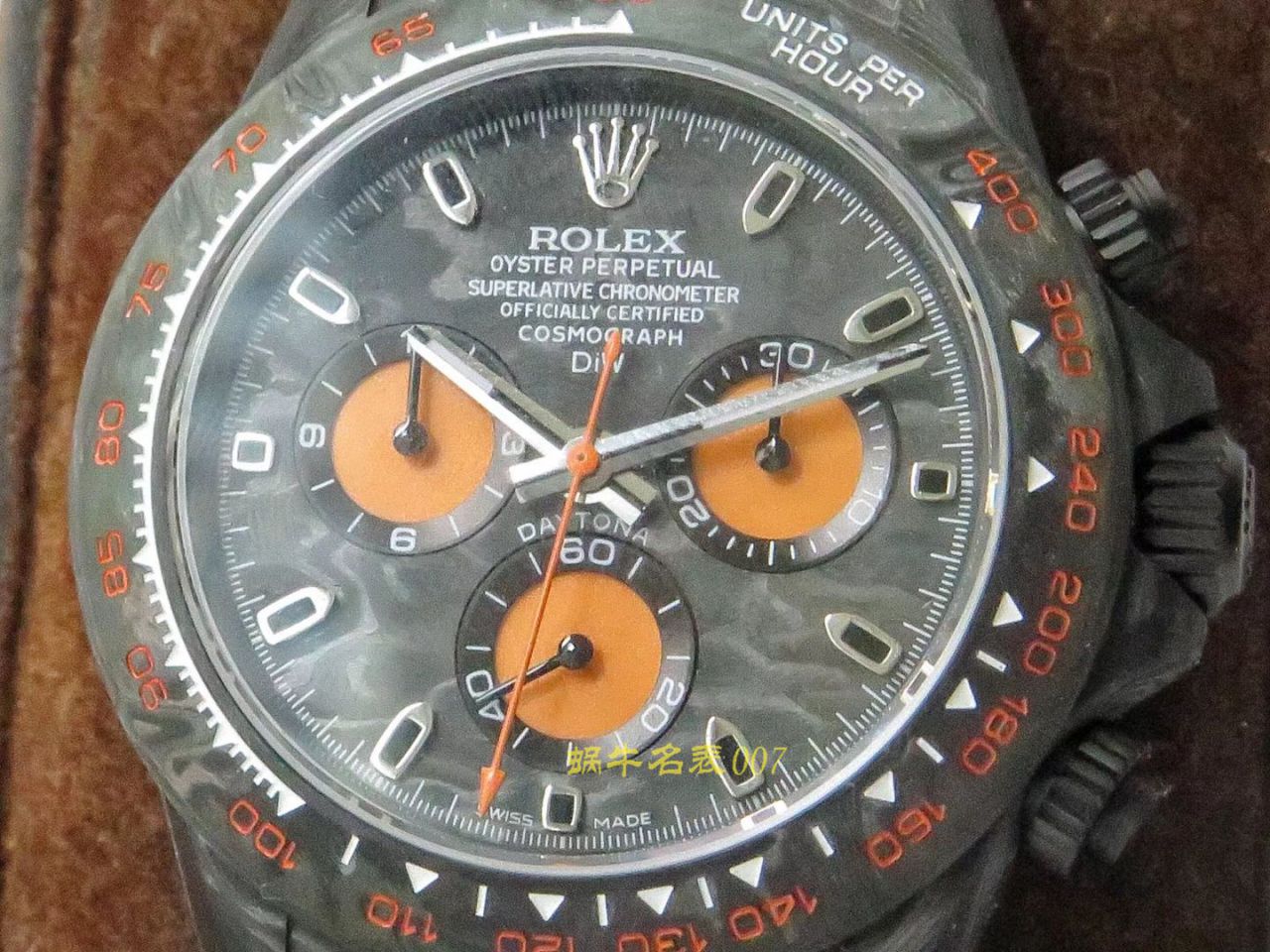 【TW Factory  Rolex 复刻手表】 Rolex ROLEX宇宙计时 Ditongna 系列之 carbon fiber 海外 copy customized 版 / R367