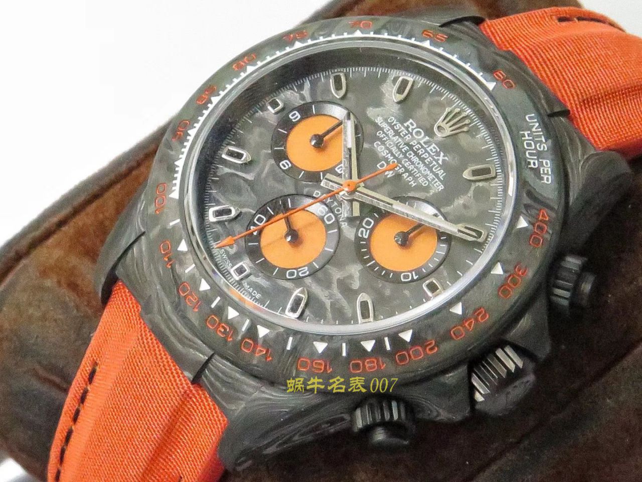 【TW Factory  Rolex 复刻手表】 Rolex ROLEX宇宙计时 Ditongna 系列之 carbon fiber 海外 copy customized 版 / R367