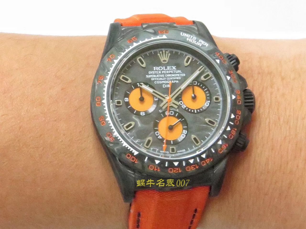 【TW Factory  Rolex 复刻手表】 Rolex ROLEX宇宙计时 Ditongna 系列之 carbon fiber 海外 copy customized 版 / R367