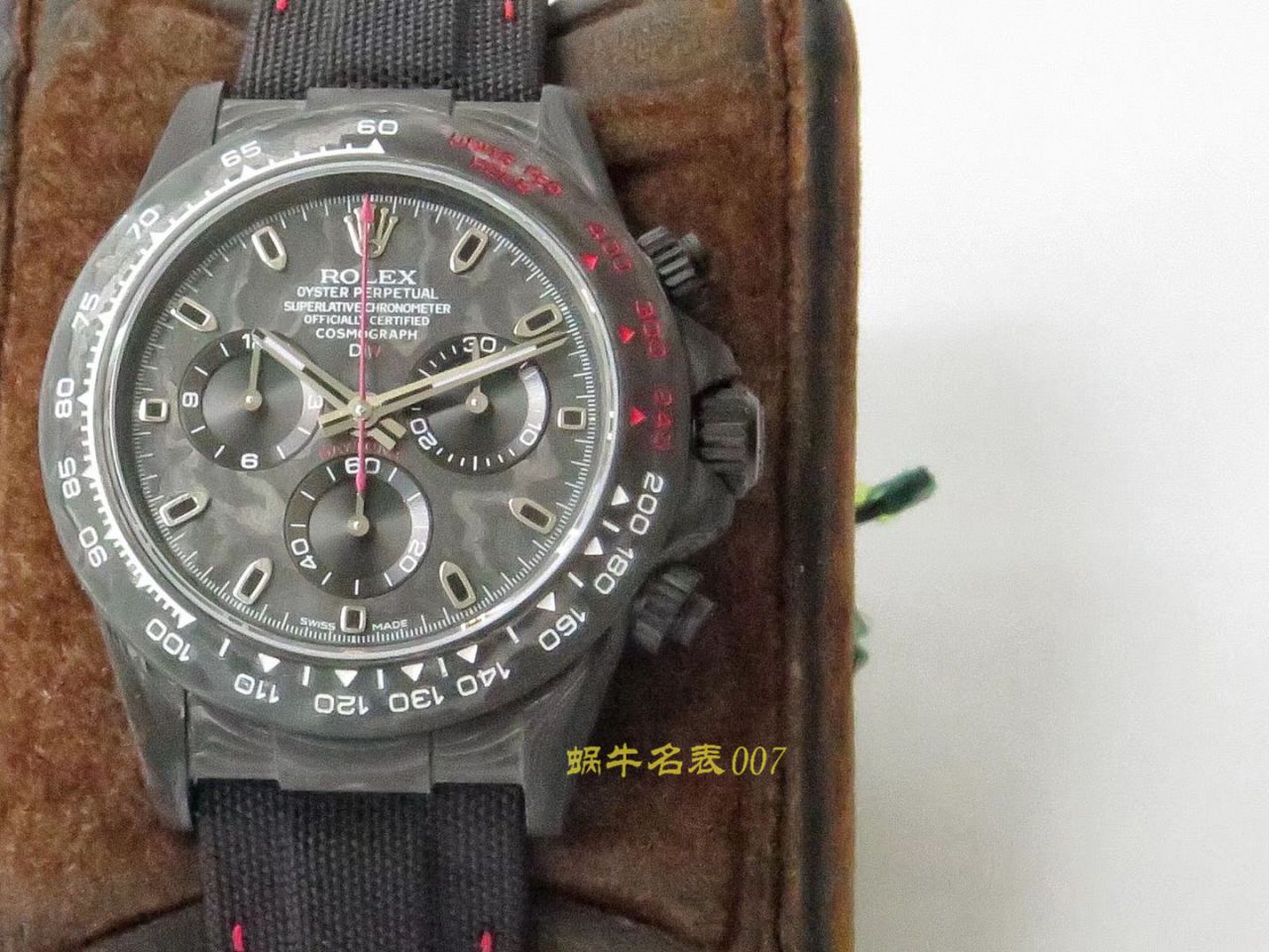 【TW Factory  Rolex 复刻手表】 Rolex ROLEX宇宙计时 Ditongna 系列之 carbon fiber 海外 copy customized 版 / R367