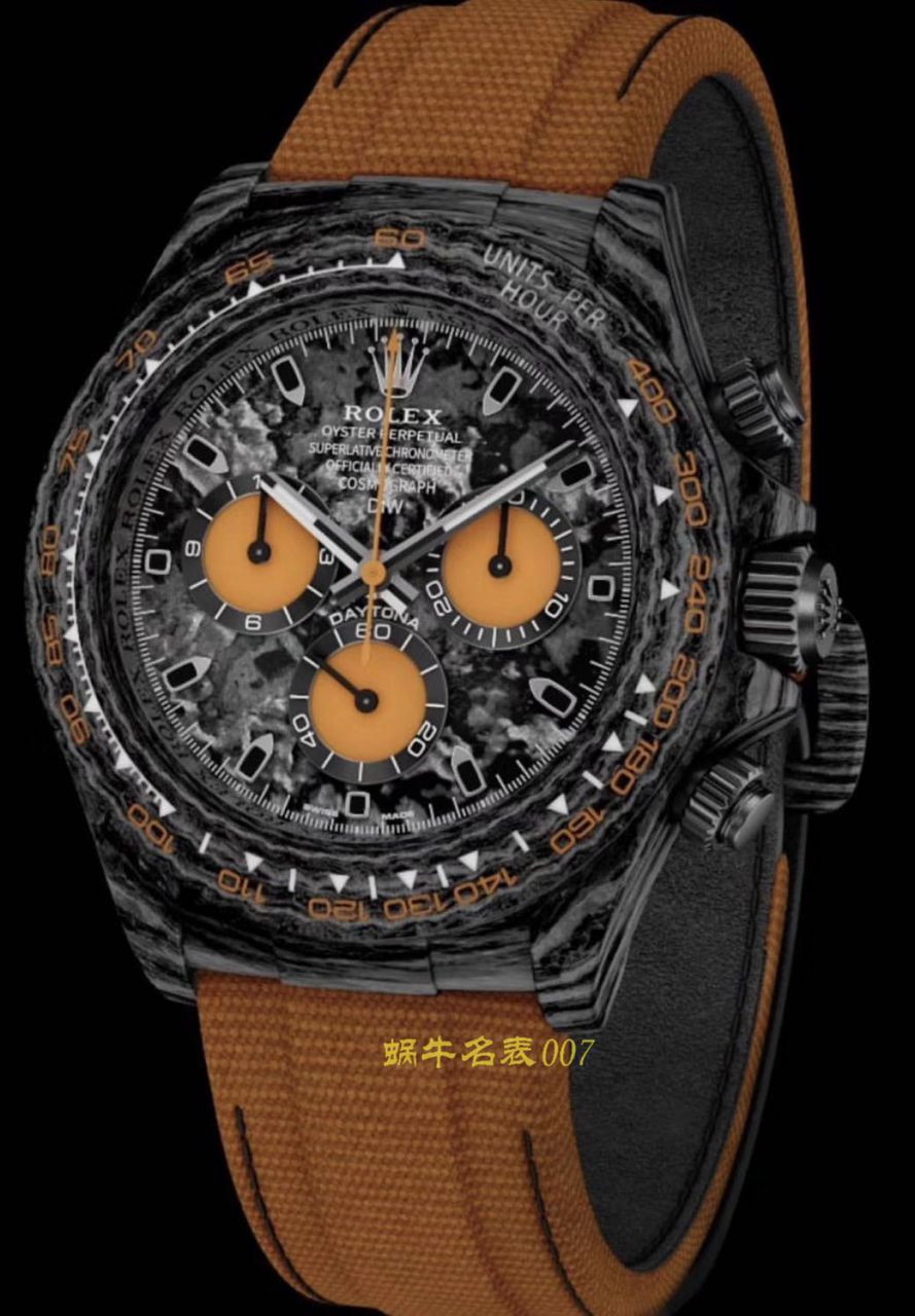 【TW Factory  Rolex 复刻手表】 Rolex ROLEX宇宙计时 Ditongna 系列之 carbon fiber 海外 copy customized 版 / R367