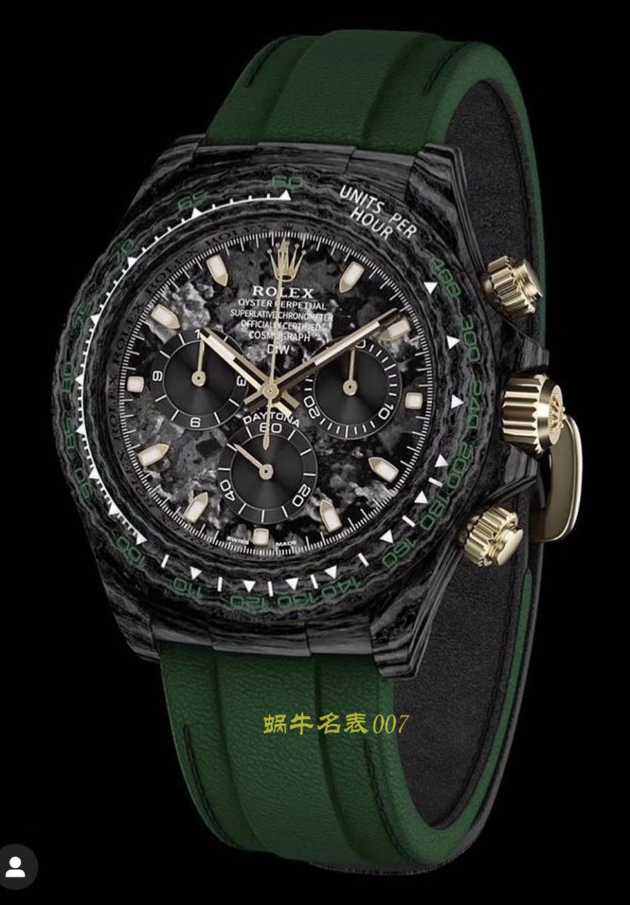 【TW Factory  Rolex 复刻手表】 Rolex ROLEX宇宙计时 Ditongna 系列之 carbon fiber 海外 copy customized 版 / R367