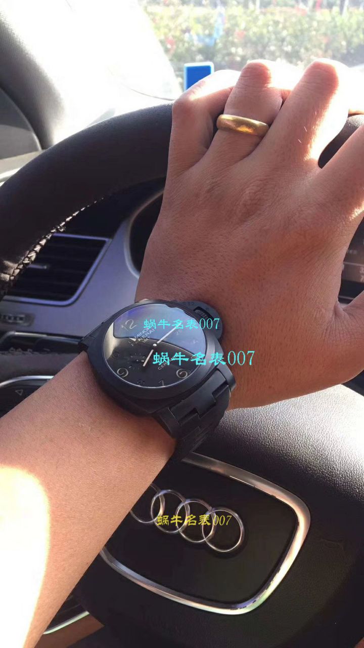  Video analysis Panerai LUMINOR 1950系列PAM00438 wrist watch 一比一复刻【VS出品Panerai PAM00438手表V2版本】 / VSPAM00438MM