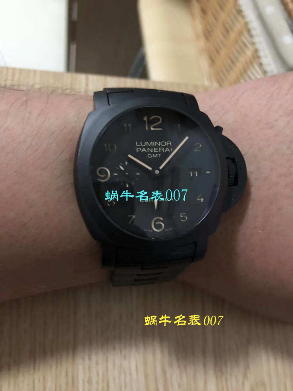  Video analysis Panerai LUMINOR 1950系列PAM00438 wrist watch 一比一复刻【VS出品Panerai PAM00438手表V2版本】 / VSPAM00438MM