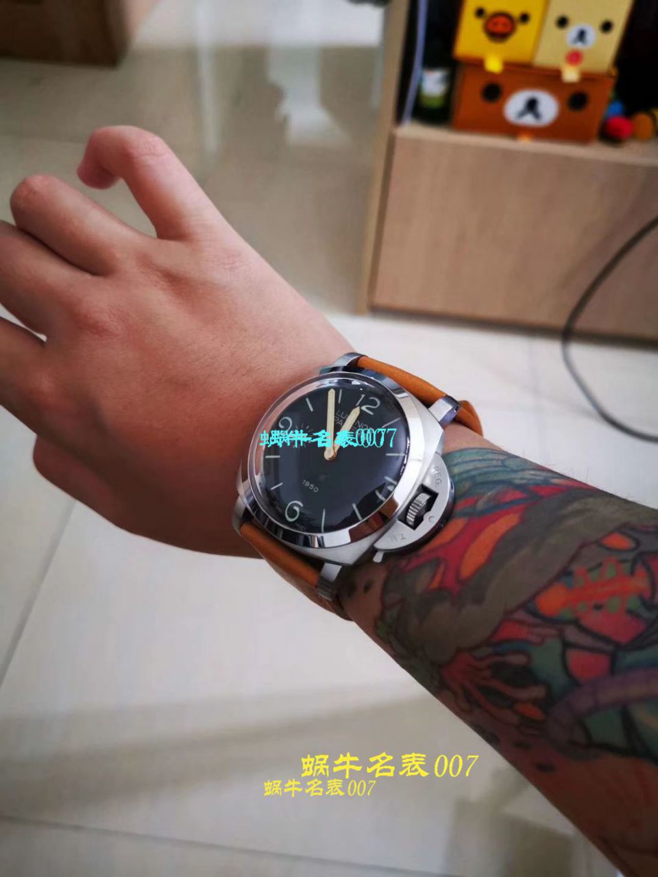 【V9一比一 top 复刻高仿手表】Panerai LUMINOR系列 PAM00972雕花 wrist watch  / PAM972