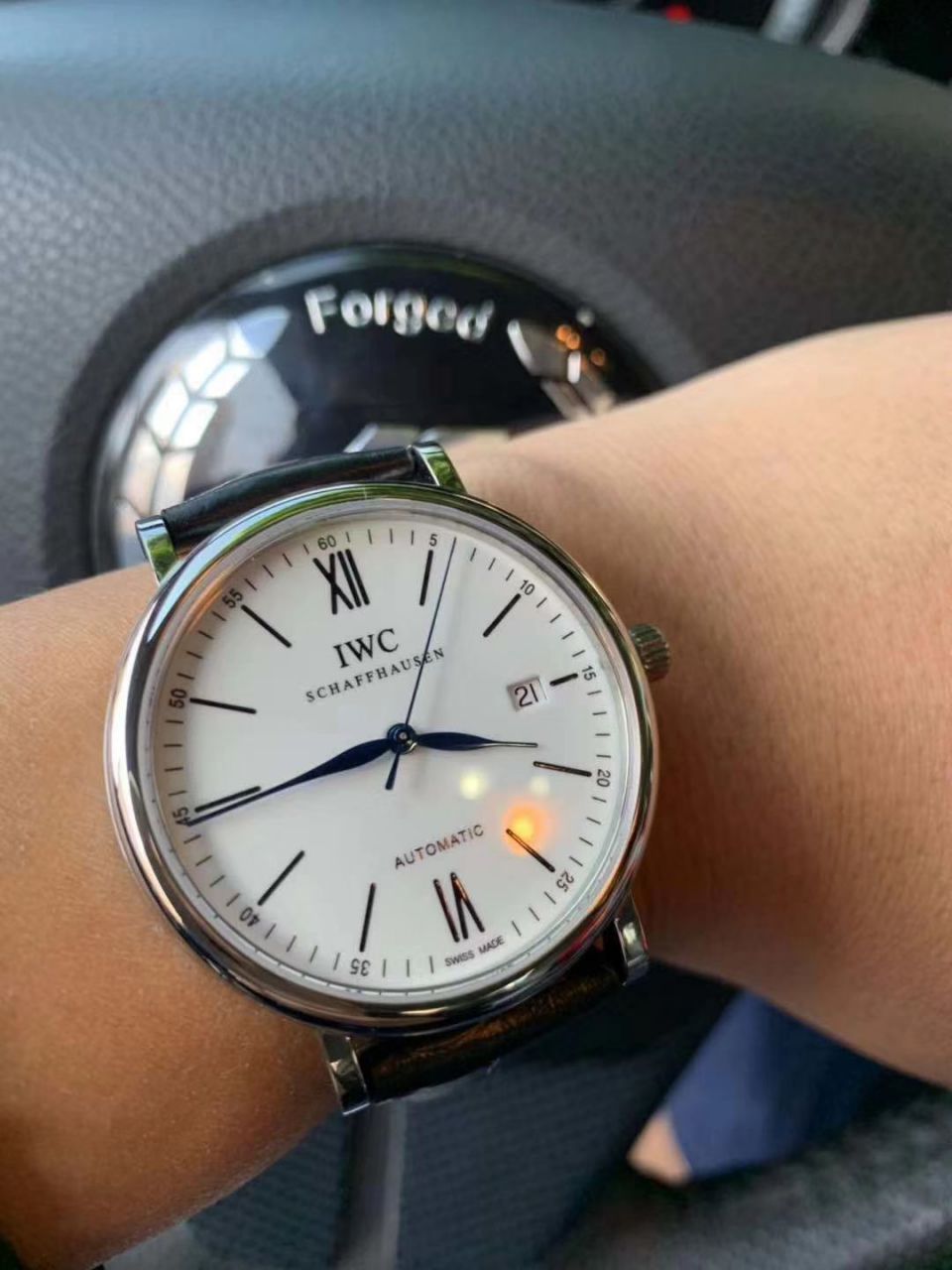 IWC IWC 表柏涛菲诺系列IW356501 wrist watch 【专柜原单】渠道出口订单！原封！缺个经销商印章就是正品！ / WG195