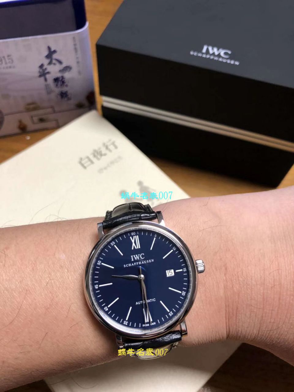 IWC IWC 表柏涛菲诺系列IW356501 wrist watch 【专柜原单】渠道出口订单！原封！缺个经销商印章就是正品！ / WG195