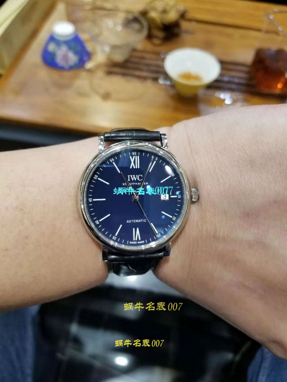 IWC IWC 表柏涛菲诺系列IW356501 wrist watch 【专柜原单】渠道出口订单！原封！缺个经销商印章就是正品！ / WG195