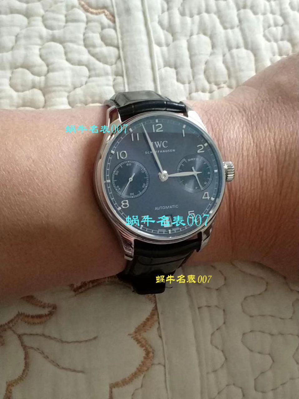 【独家 Video analysis ZF一比一超A高仿手表V5版本】 IWC 葡萄牙七天7 DAYS系列 IW500710 wrist watch 《葡七蓝面》 / WG316