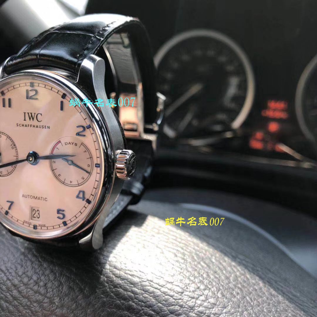 【独家 Video analysis ZF一比一超A高仿手表V5版本】 IWC 葡萄牙七天7 DAYS系列 IW500710 wrist watch 《葡七蓝面》 / WG316