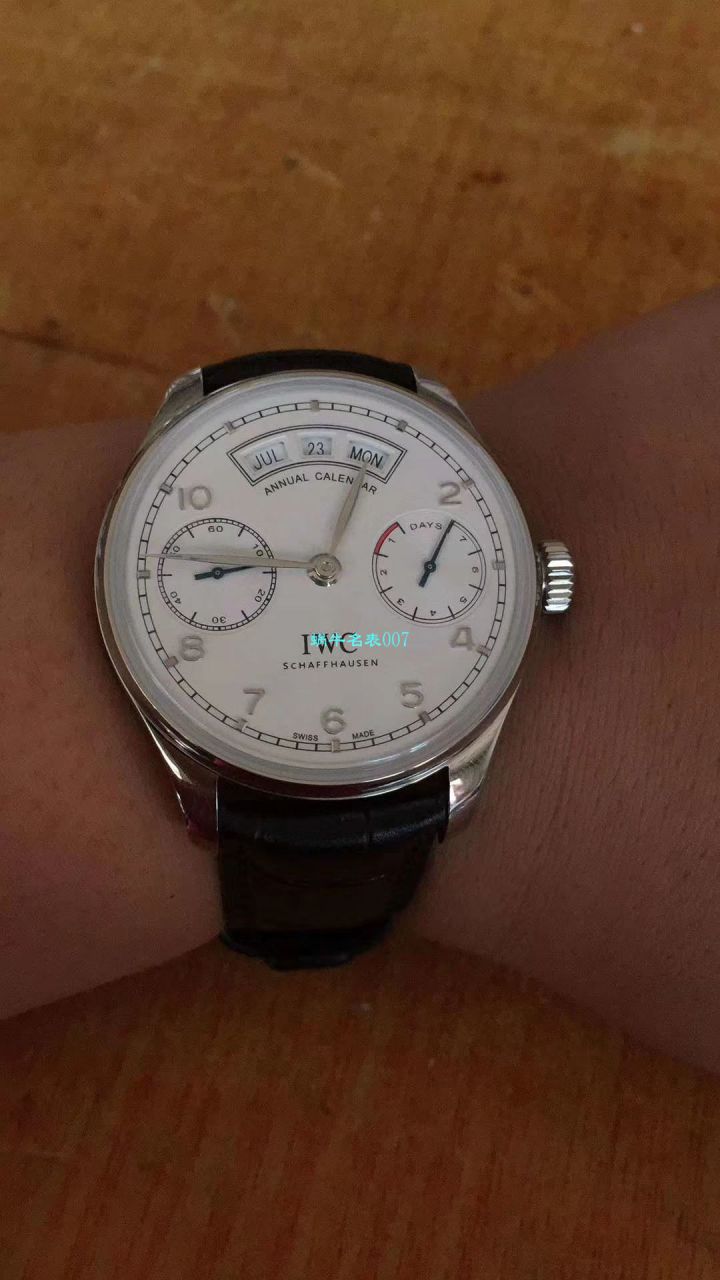 【独家 Video analysis ZF一比一超A高仿手表V5版本】 IWC 葡萄牙七天7 DAYS系列 IW500710 wrist watch 《葡七蓝面》 / WG316