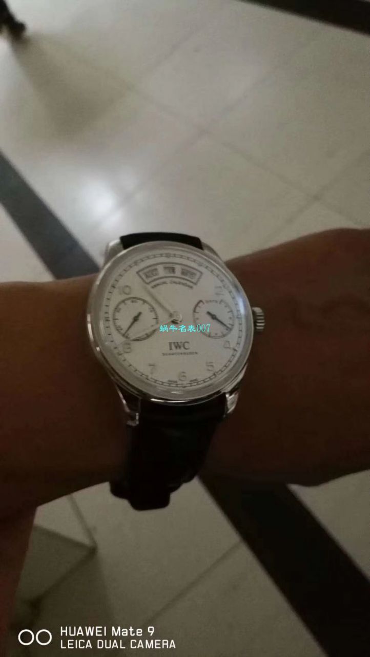 【独家 Video analysis ZF一比一超A高仿手表V5版本】 IWC 葡萄牙七天7 DAYS系列 IW500710 wrist watch 《葡七蓝面》 / WG316