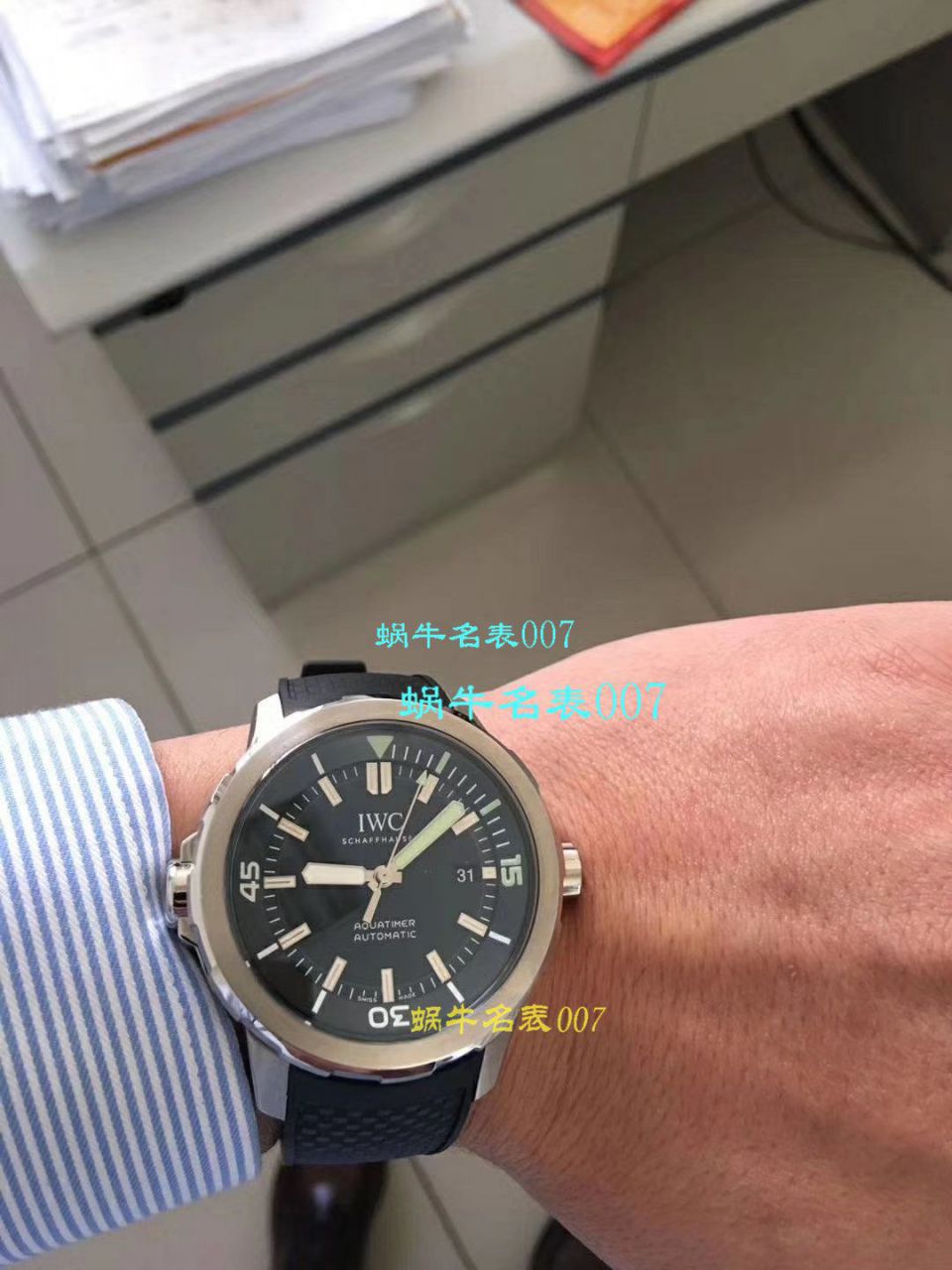  Video analysis IWC IWC 表海洋时计系列IW329001 wrist watch 一比一超A高仿手表【HBBV6 Factory 神作推荐！ IWC 海洋‼️】 / WG165MM