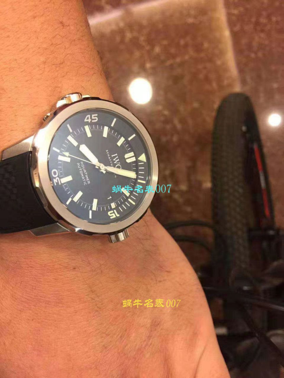【独家视频测评1:1超A高仿手表】 IWC 海洋时计系列CHRONOGRAPH计时IW329001 wrist watch  / WG165