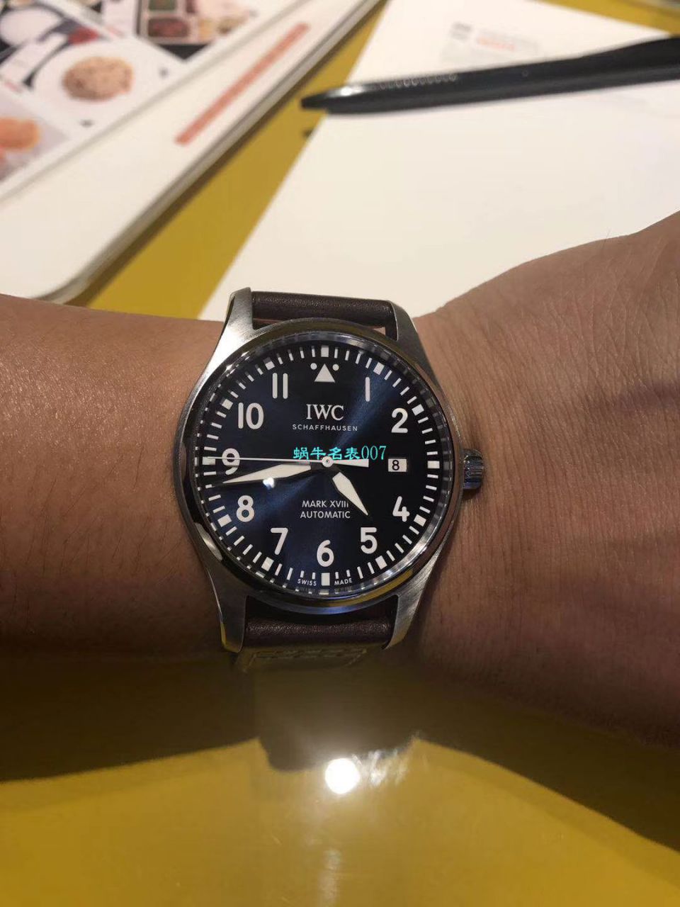 IWC IWC 表飞行员 MARK XVII 系列IW327001 wrist watch 【V7一比一复刻高仿手表】 / WG191