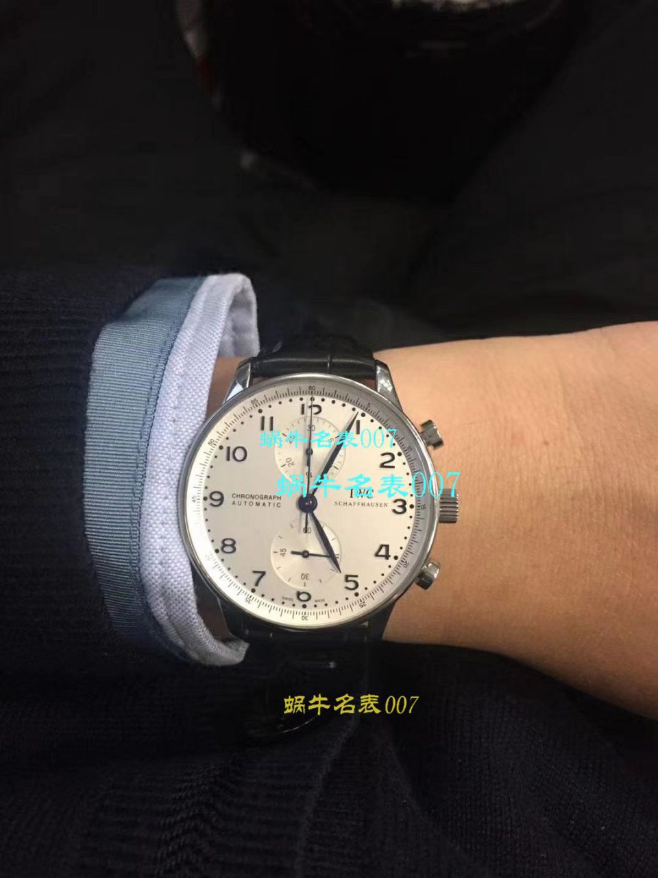 【YLV7版本一比一超A高仿手表】 IWC IWC葡萄牙系列计时IW371491 wrist watch 《蓝面葡计》 / WG315
