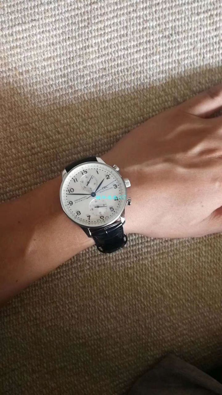 【独家视频测评YL Factory V7版本葡计一比一超A高仿手表】 IWC 葡萄牙系列IW371482 wrist watch  / WG301