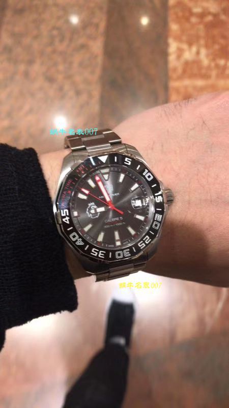 【香港原单 支持专柜验货】 TAG Heuer 竞潜Aquaracer系列300M英超联赛特别款 wrist watch WAY201D.BA0927 / TG037