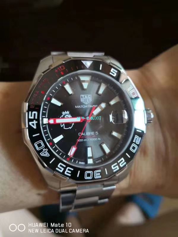 【香港原单 支持专柜验货】 TAG Heuer 竞潜Aquaracer系列300M英超联赛特别款 wrist watch WAY201D.BA0927 / TG037