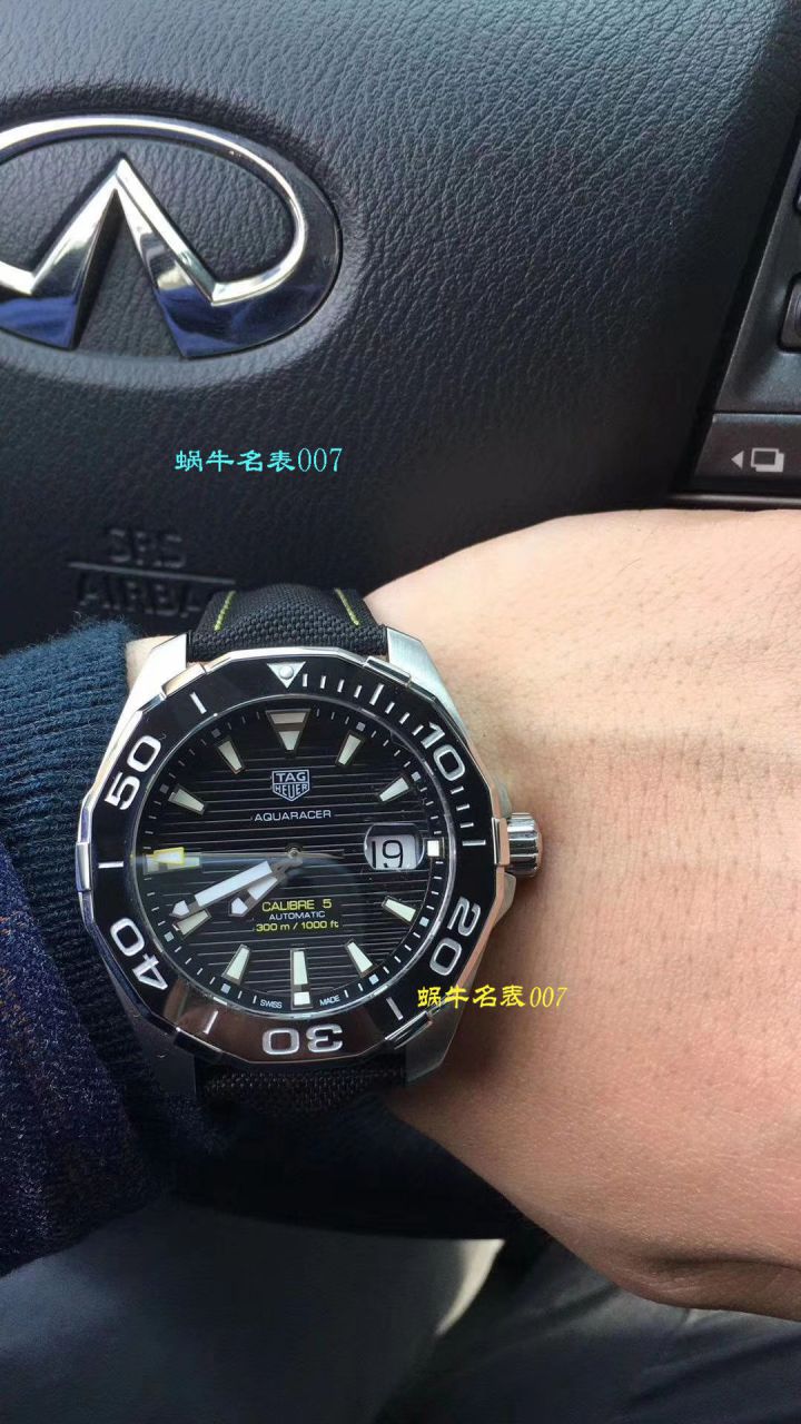 【 Video analysis 原单牛货】 TAG Heuer 竞潜系列WAY201B.BA0927 wrist watch ，WAY201A.BA0927双色 / TG053MM