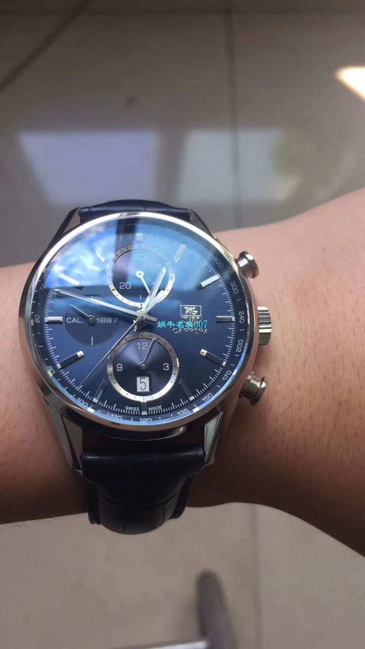【视频解析】V6 Factory 1:1精高仿手表之 TAG Heuer 卡莱拉系列CAR2110.FC6266 wrist watch  / TGB0041
