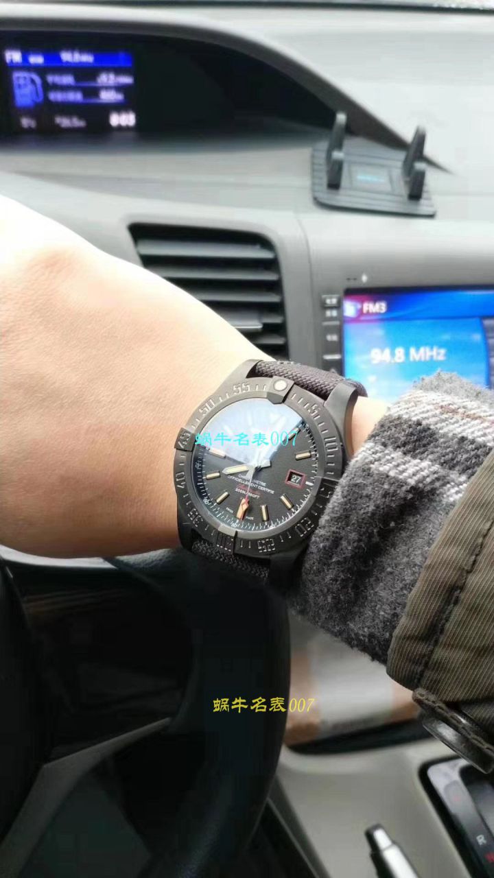 【 Video analysis 专柜原单 Breitling 复仇者黑鸟】 Breitling 机械计时系列V1731110/BD74/109W/M20BASA.1 wrist watch  / BL093