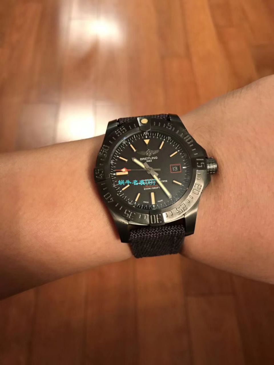 【 Video analysis 专柜原单 Breitling 复仇者黑鸟】 Breitling 机械计时系列V1731110/BD74/109W/M20BASA.1 wrist watch  / BL093
