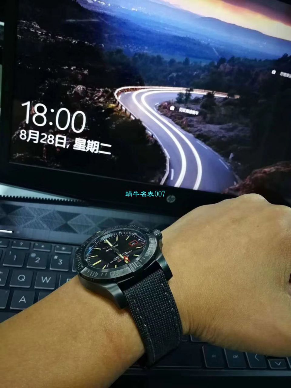 【 Video analysis 专柜原单 Breitling 复仇者黑鸟】 Breitling 机械计时系列V1731110/BD74/109W/M20BASA.1 wrist watch  / BL093