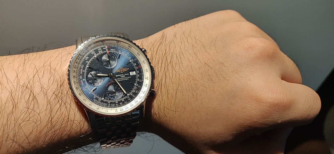  Video analysis 渠道原单货Breitling Breitling 航空计时1系列A1332412|C942|451A wrist watch 【 Breitling 航空计时，老毒物】 / BL083AMM