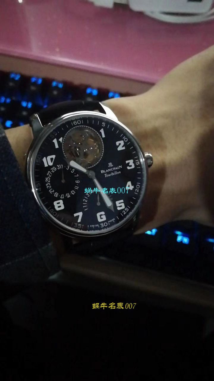 JBBlancpain 升级版经典系列复刻高仿6025-1542-55真 Tourbillon 男士手表 wrist watch  / BP039