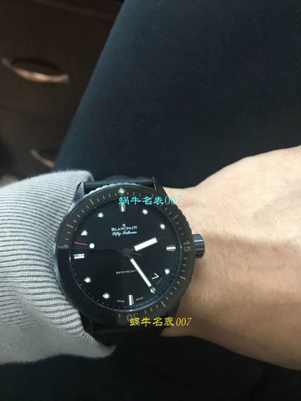 【GF一比一超A高仿手表】Blancpain  Fifty Fathoms 系列5000-1230-B52A wrist watch  / BP052