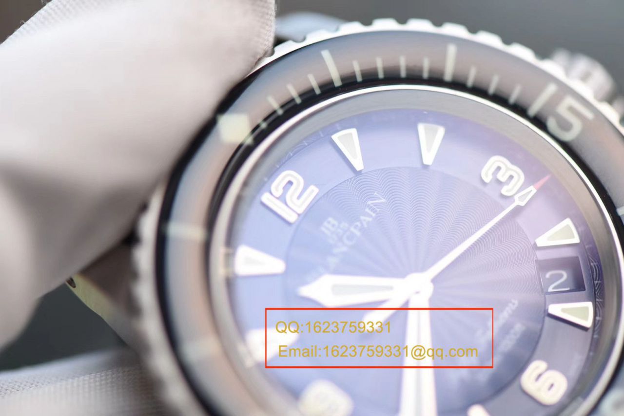 【 Video analysis ZF Factory Blancpain  Fifty Fathoms 复刻高仿手表】BlancpainBlancpain  Fifty Fathoms 系列 5015D-1140-52B wrist watch  / BP061