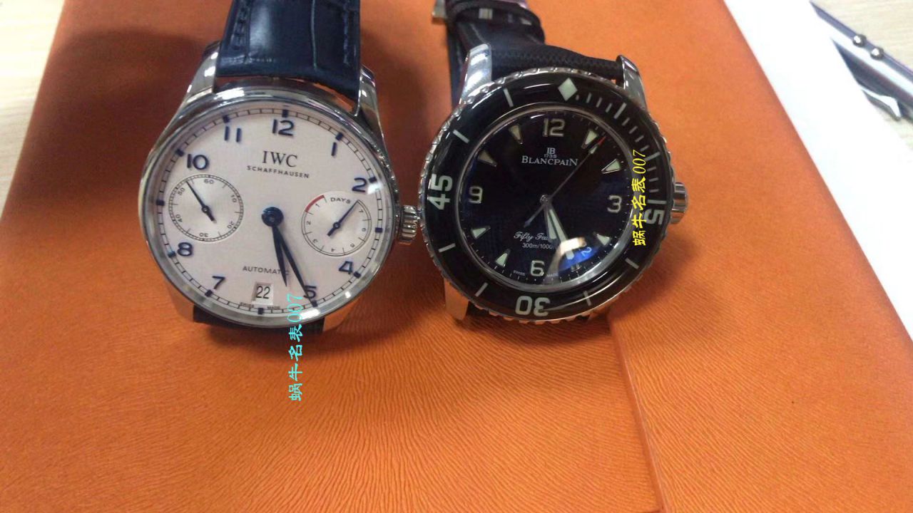 【 Video analysis ZF一比一超A高仿手表】Blancpain Blancpain  Fifty Fathoms 超薄 Movement 系列 5015D-1140-52B蓝面 wrist watch  / BP035