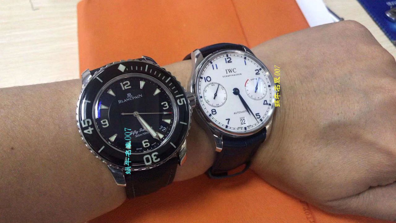 【 Video analysis ZF一比一超A高仿手表】Blancpain Blancpain  Fifty Fathoms 超薄 Movement 系列 5015D-1140-52B蓝面 wrist watch  / BP035