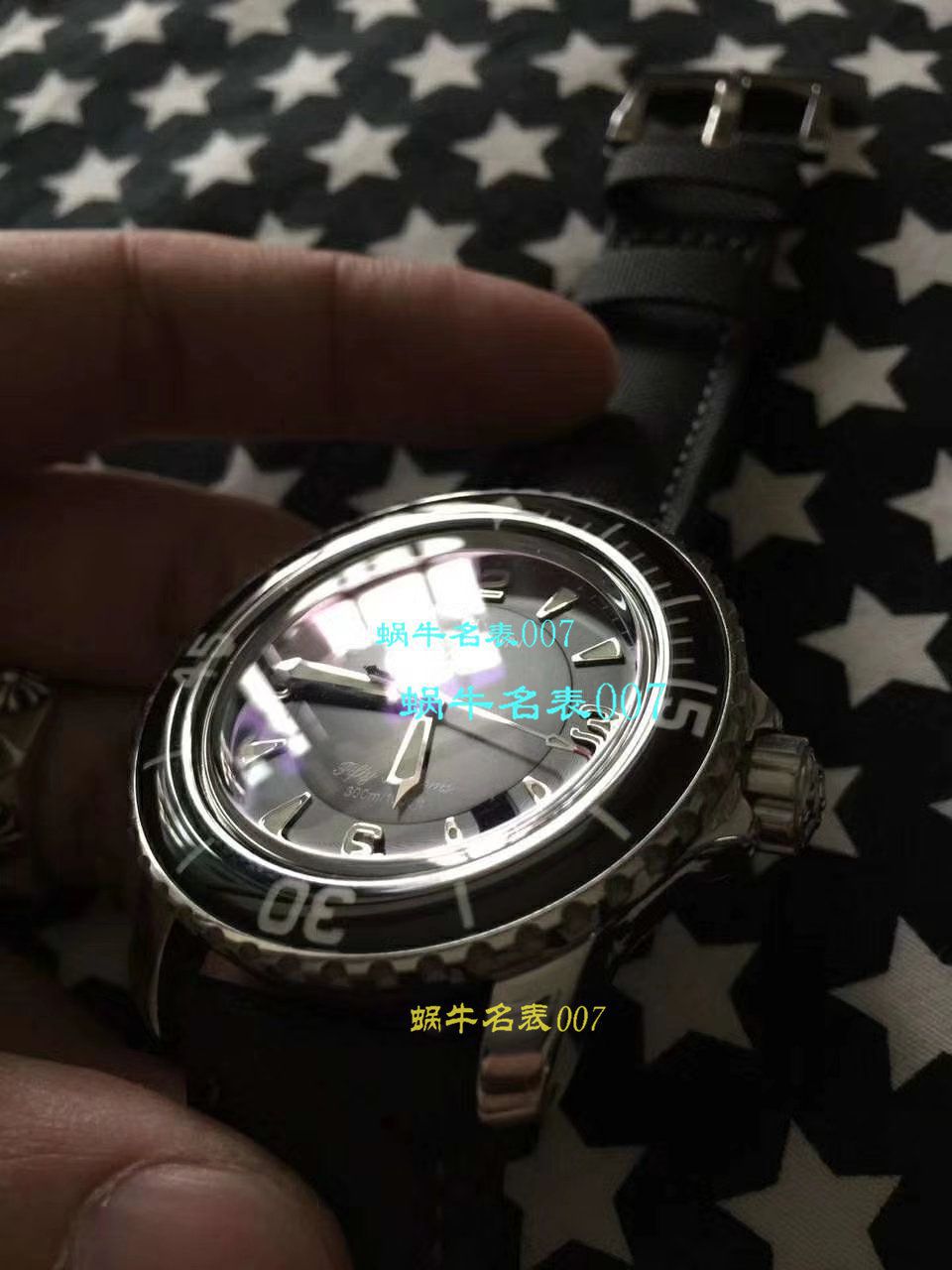 【ZF一比一超A高仿手表】Blancpain  Fifty Fathoms 系列5015-12B40-O52A蓝面背透 wrist watch  / BP038