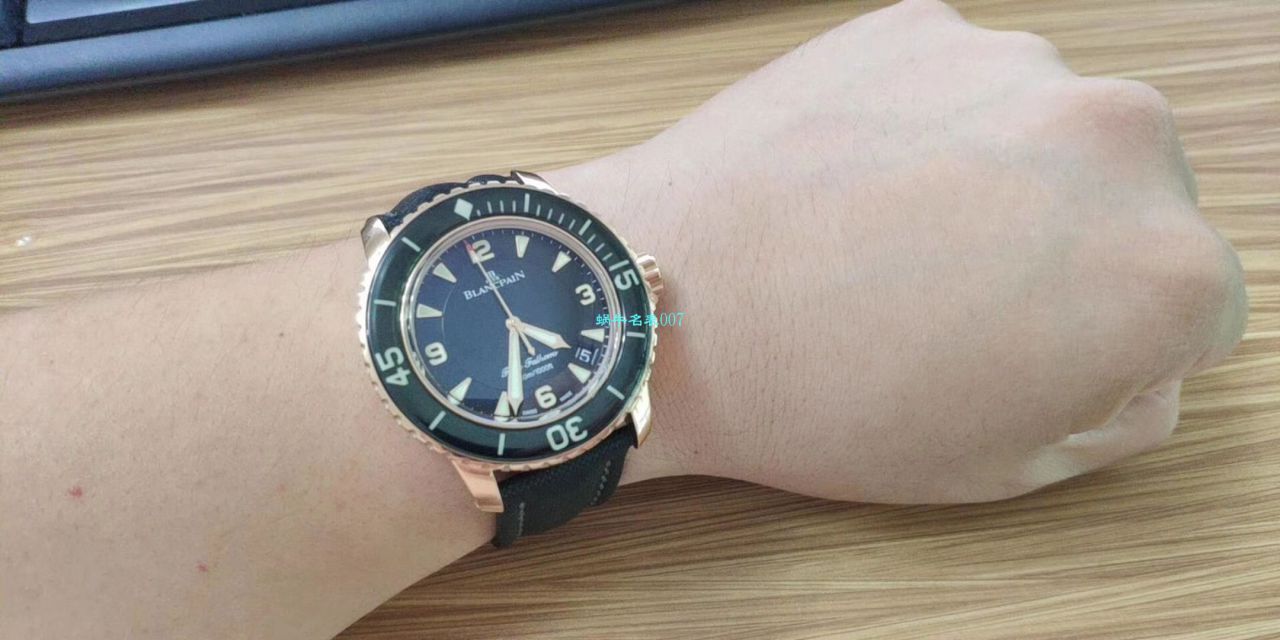【ZF一比一超A高仿手表】Blancpain  Fifty Fathoms 系列5015-12B40-O52A蓝面背透 wrist watch  / BP038