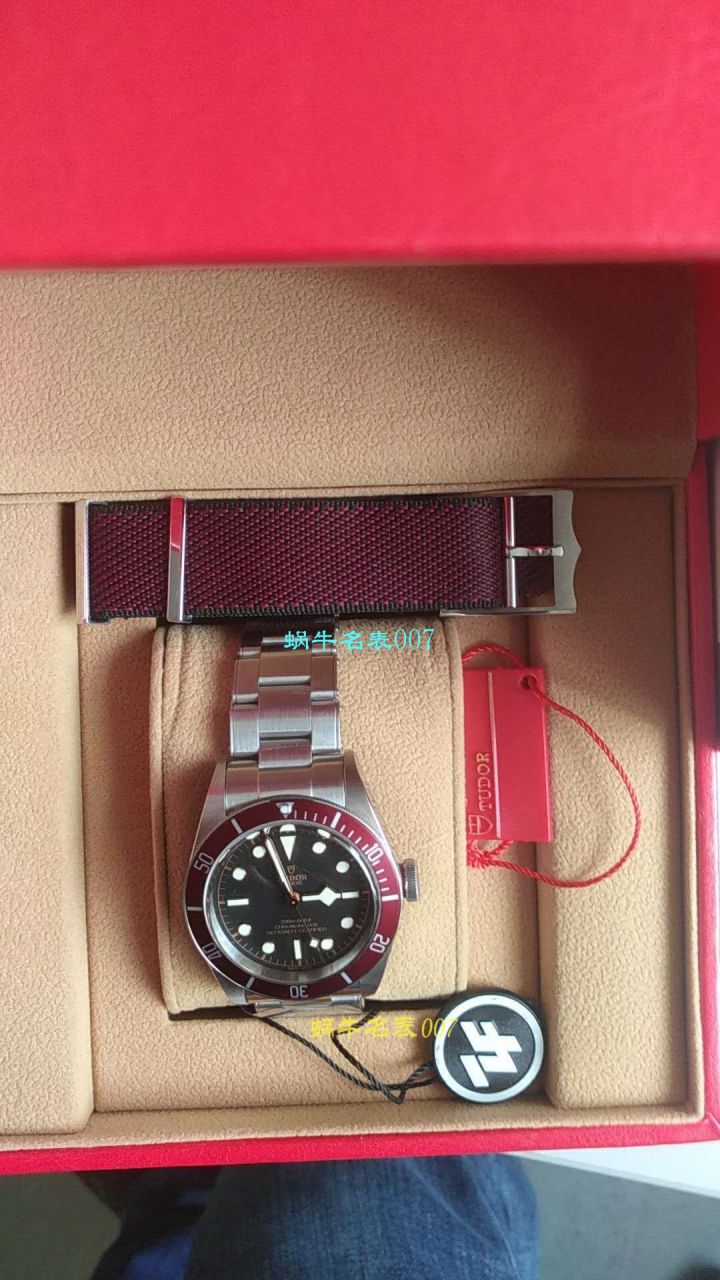  Video analysis TUDOR Tudor 碧湾系列79220R 不锈钢 watchband   wrist watch (小红花)一比一高仿手表【ZF Tudor 小红花】 / DT009MM