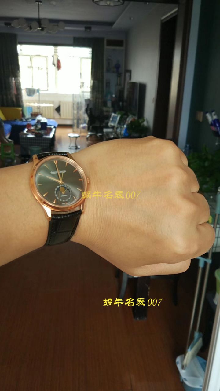  Video analysis  Jaeger-LeCoultre 大师系列1368420 wrist watch 一比一高仿手表【ZF新品， Jaeger-LeCoultre 月相大师系列】 / JJ123MM