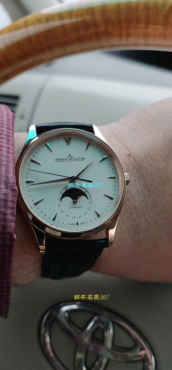  Video analysis  Jaeger-LeCoultre 大师系列1368420 wrist watch 一比一高仿手表【ZF新品， Jaeger-LeCoultre 月相大师系列】 / JJ123MM