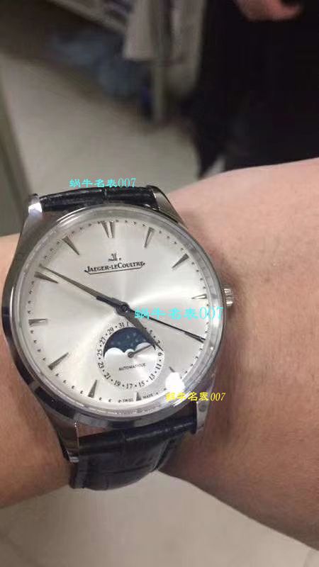  Video analysis  Jaeger-LeCoultre 大师系列1368420 wrist watch 一比一高仿手表【ZF新品， Jaeger-LeCoultre 月相大师系列】 / JJ123MM