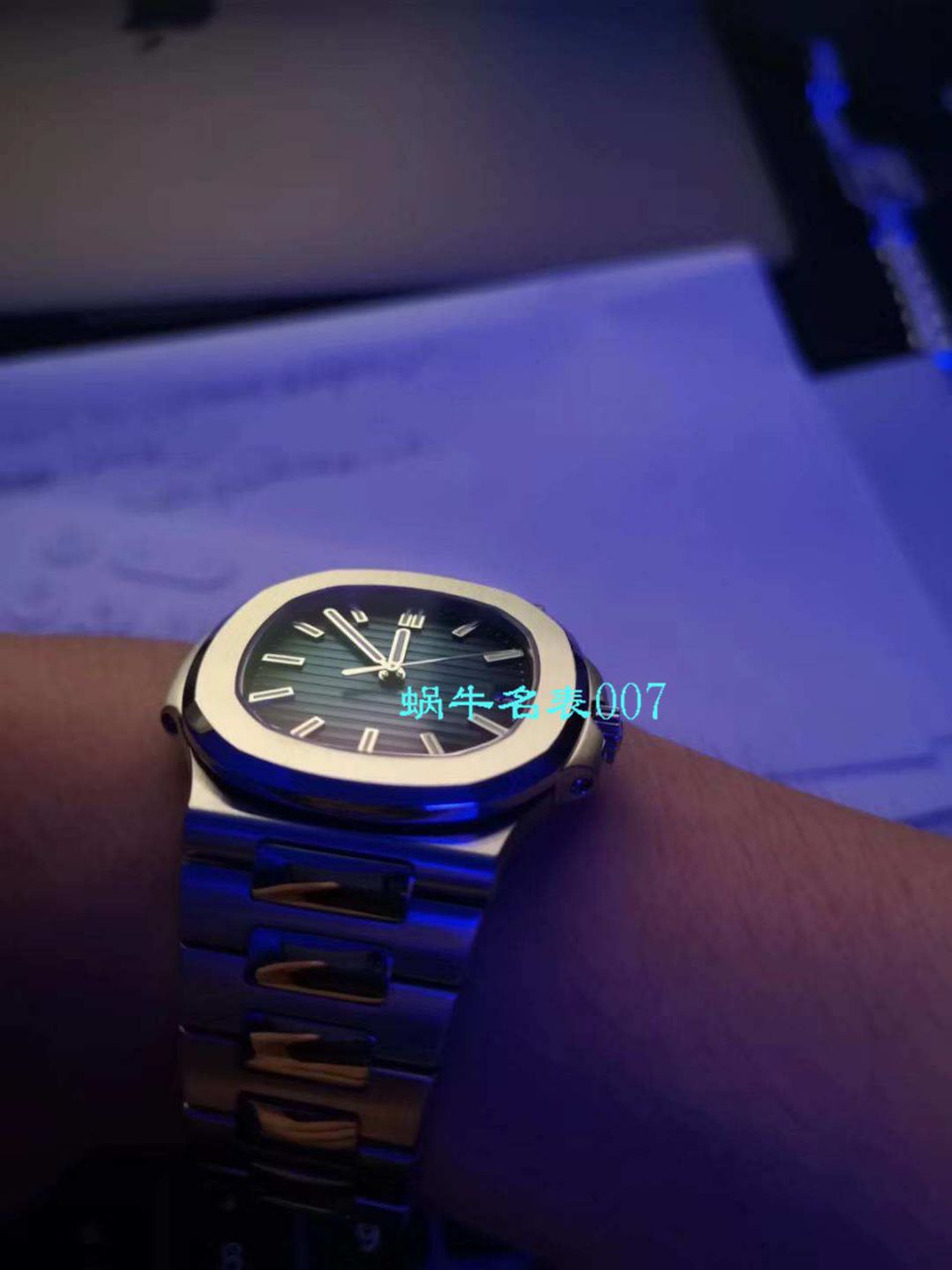 【PF一比一超A高精仿手表】 PATEK PHILIPPE Nautilus运动系列5711/1A-011 wrist watch ( Nautilus ) / BDC0157