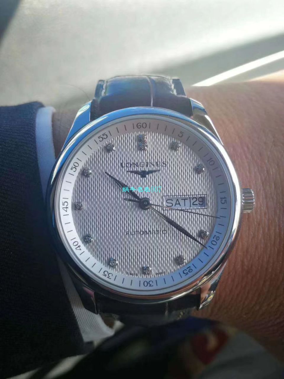 【LG一比一超A高仿手表】 Longines 名匠系列 Day-Date 双历L2.755.4.78.3 wrist watch  / L099