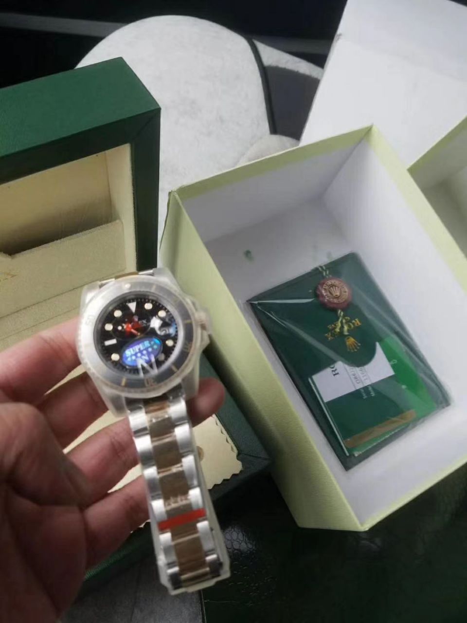 【NOOB Factory V9版本904L不锈钢版本】 Rolex  Submariner 型复刻高仿116610LV-97200 绿盘 wrist watch ( Submariner )、116610LN-97200 《 Submariner 》 / RCB199