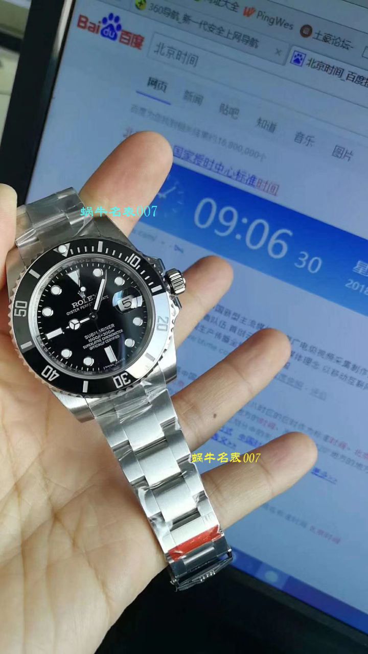 【NOOB Factory V9版本904L不锈钢版本】 Rolex  Submariner 型复刻高仿116610LV-97200 绿盘 wrist watch ( Submariner )、116610LN-97200 《 Submariner 》 / RCB199